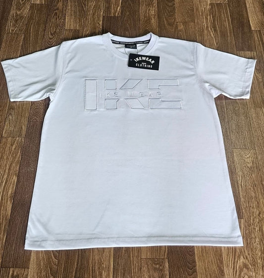 White On White IkewearClothing T-Shirt